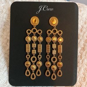 Gold Statement Earrings